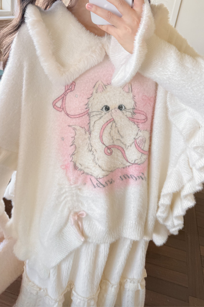 Sweet Cat Knit Sweater