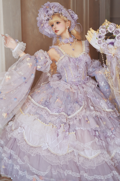 Princess Scepter Lolita Accessories Hat + Necklace + Glove + Scepter