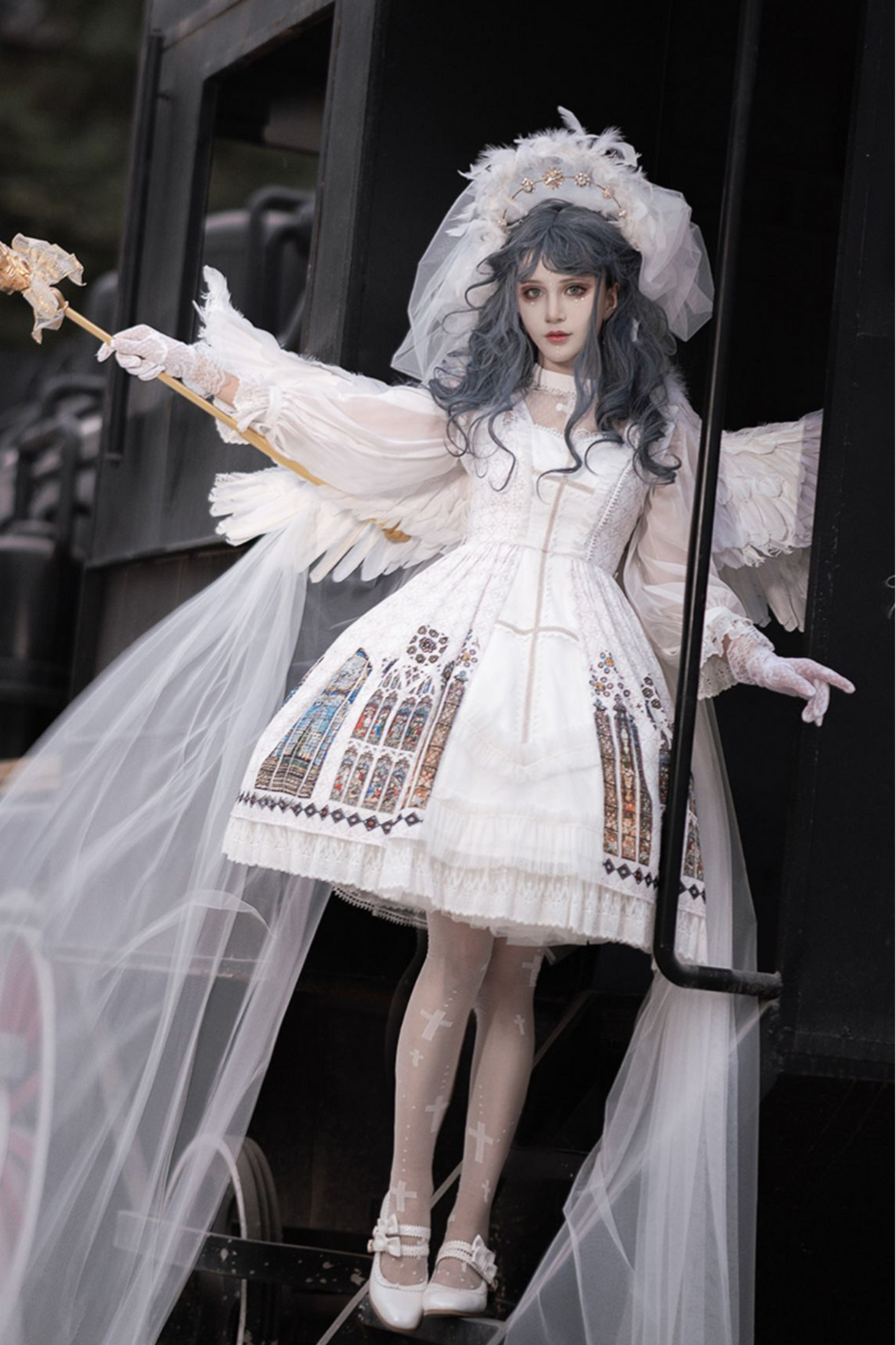 Window Retro Doll Lolita Dress