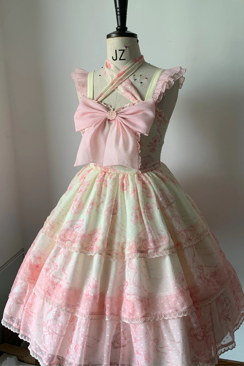 Sweet Jellyfish Sleeveless Lolita Dress