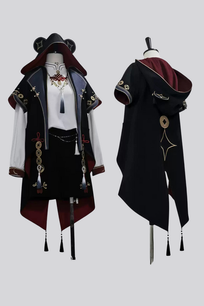 Treasure Chinese-style Element Hoodie Jacket Suit Set