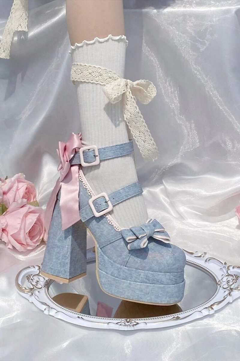 Merry Sweet Ribbon Shoes
