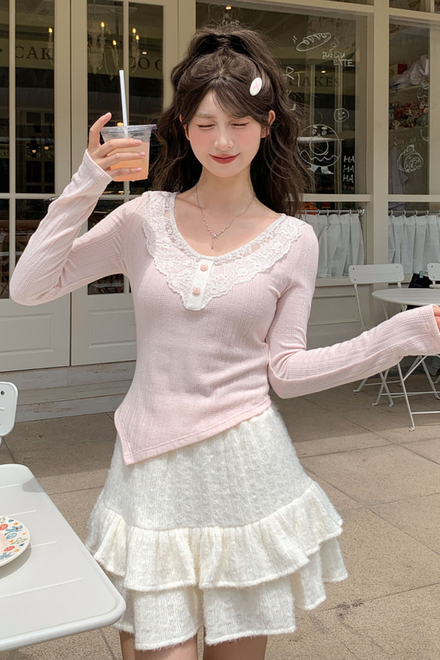 Sweet Slim Asymmetric Top