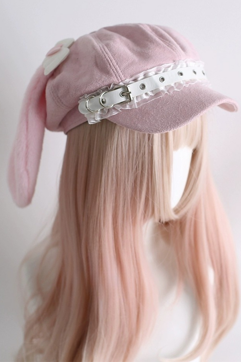Soft Love Bunny Ear Hat