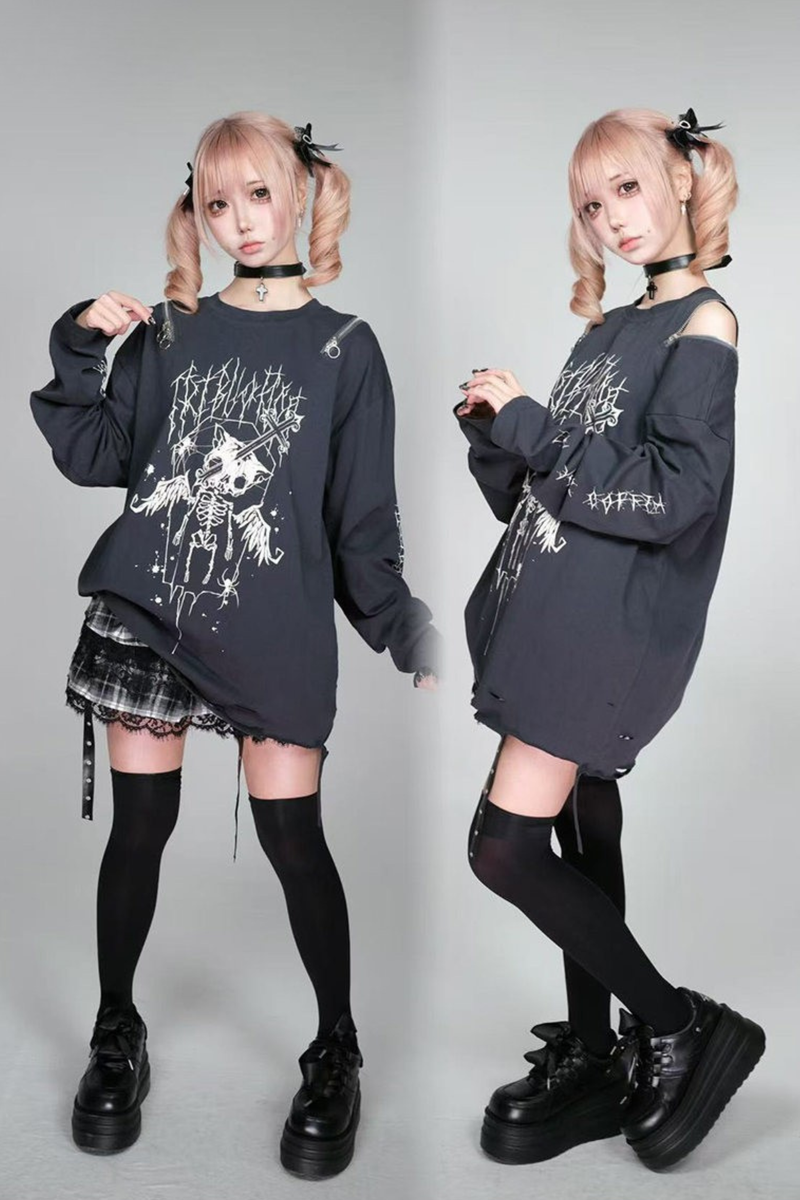 Pure Dark Distressed Top