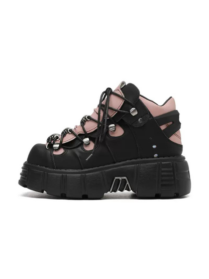 Street Style Retro Punk Power Sole Sneaker