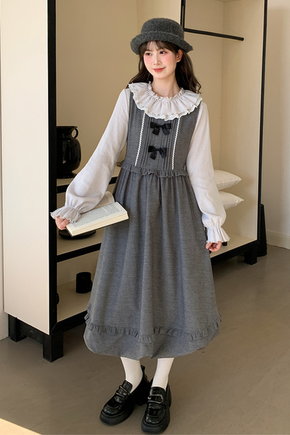 Ribbon Retro Suspender Dress
