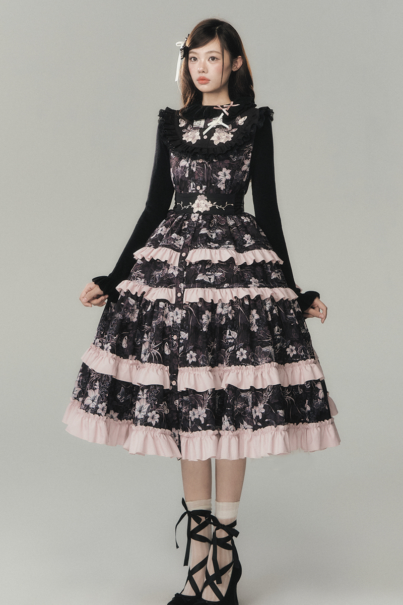 Lolita Vest Dress + Top + Belt