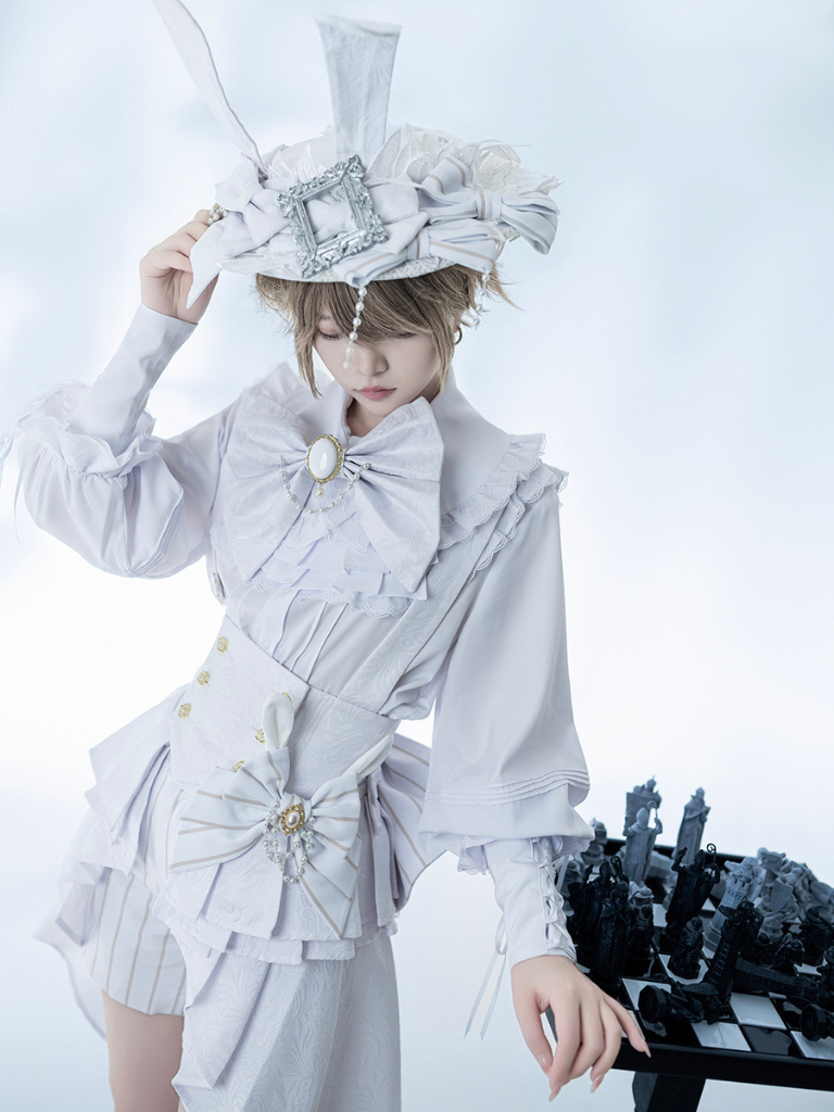 White Moon Rabbit Prince Set