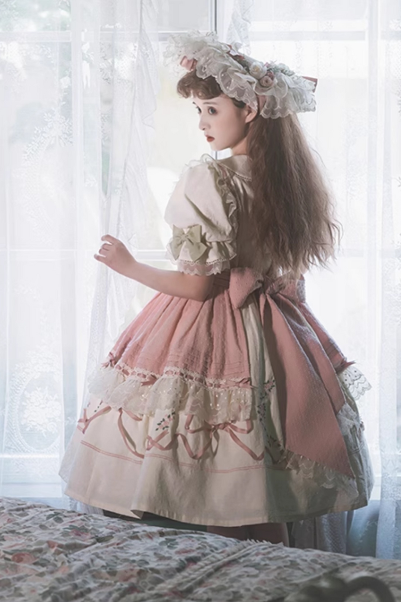 Rose Afternoon Tea Sweet Girly Lolita Dress