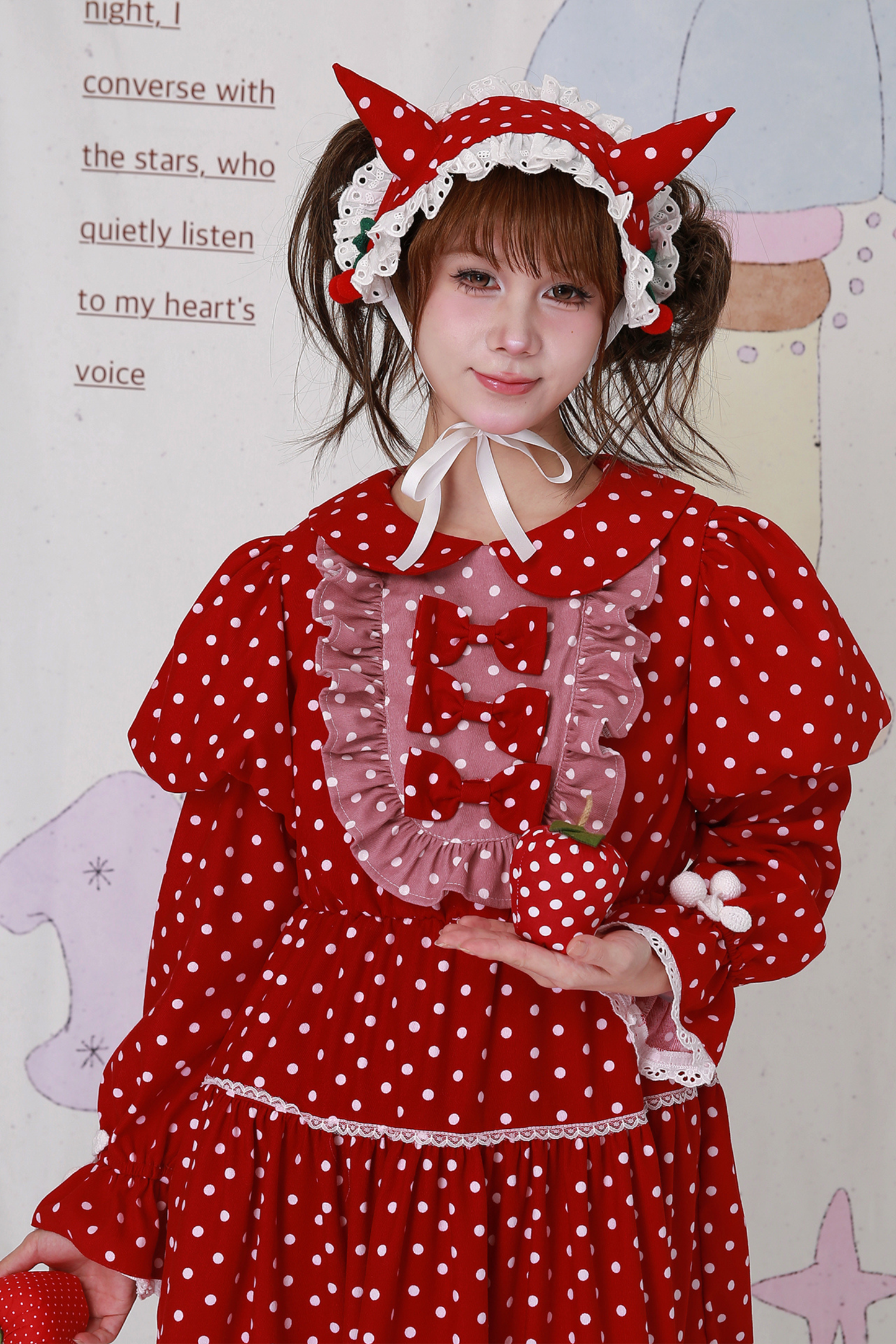 Retro Girly Dot Ribbon Dress