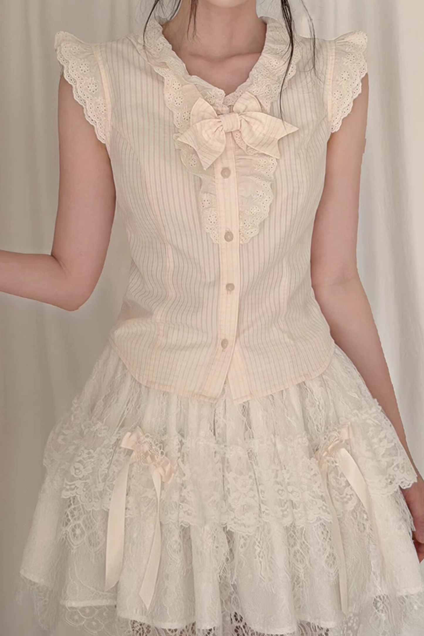 Flutter Sleeve Girly Top