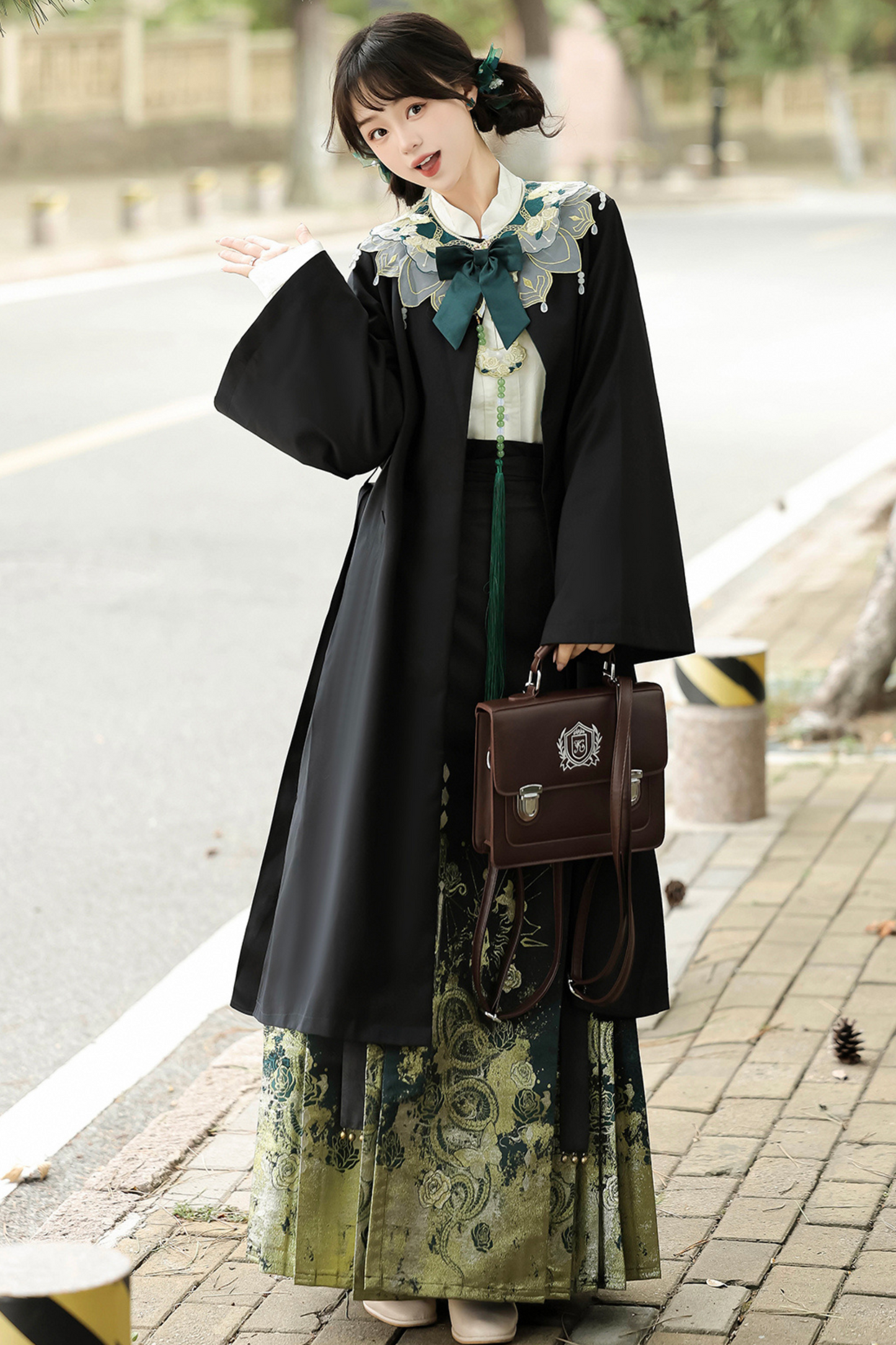 Neverland Dark Retro Flower Chinese-style Set