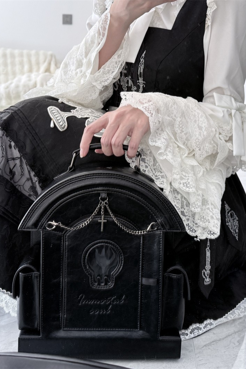 Gothic Pain Lolita Skull Bag