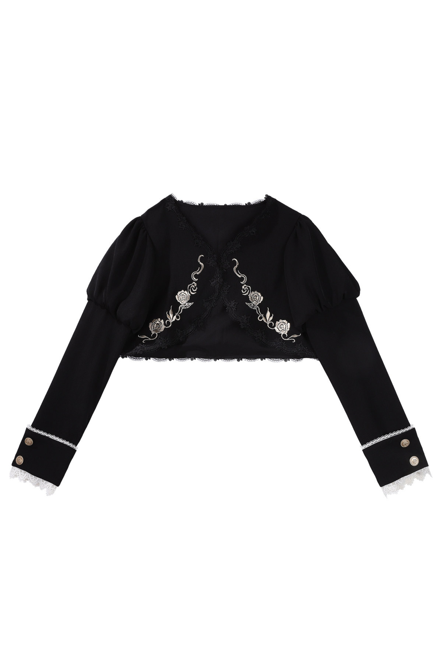 [pre-order] Gothic Dark Suspender Long Dress + Shirt + Jacket