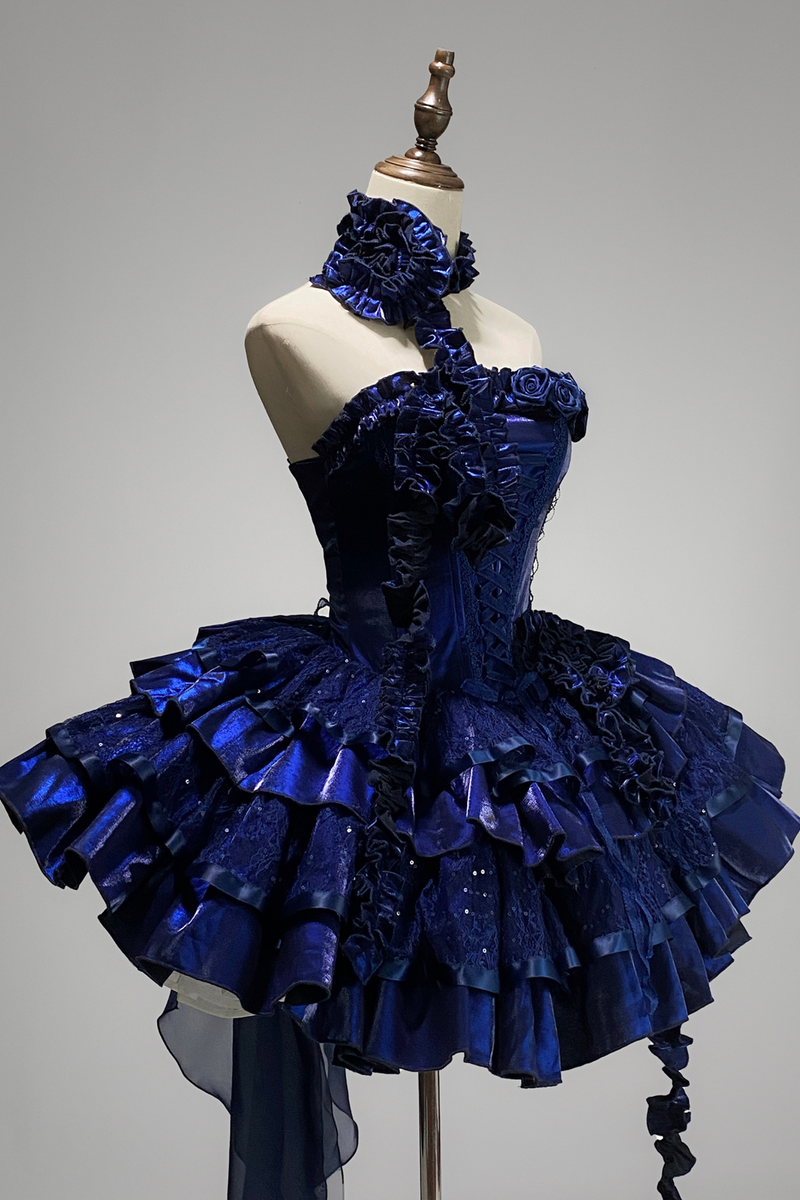 [pre-order] Silent Dark Gothic Fishbone Dress