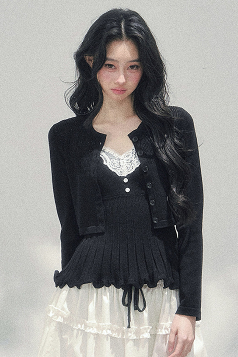 French Lace Jacket + Camisole
