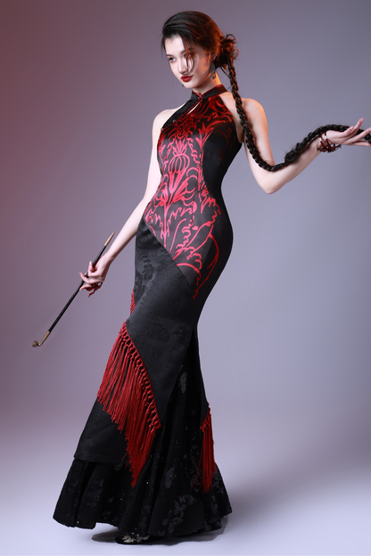 Dark Fire Sleeveless Dress