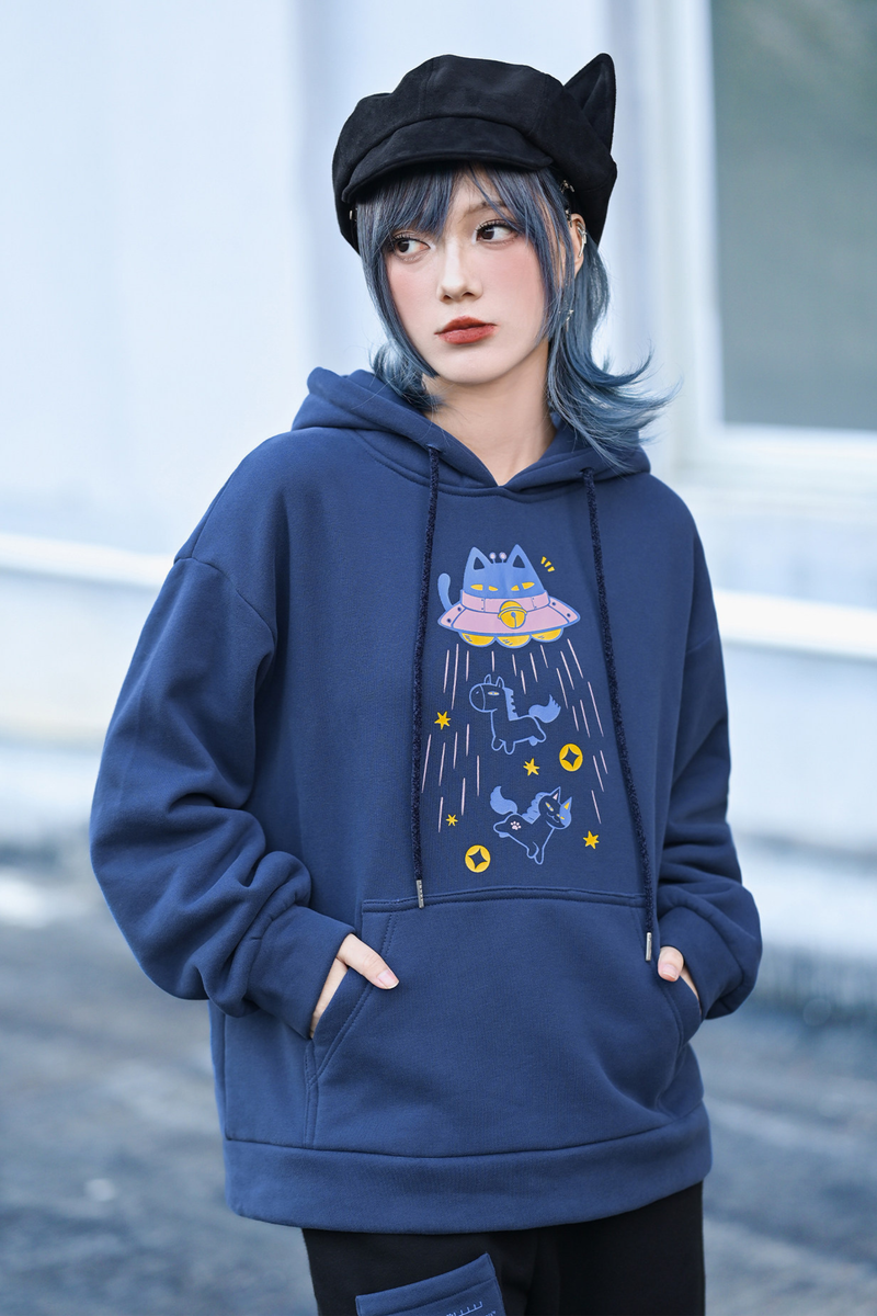 Retro Star Hoodie Sweatshirt