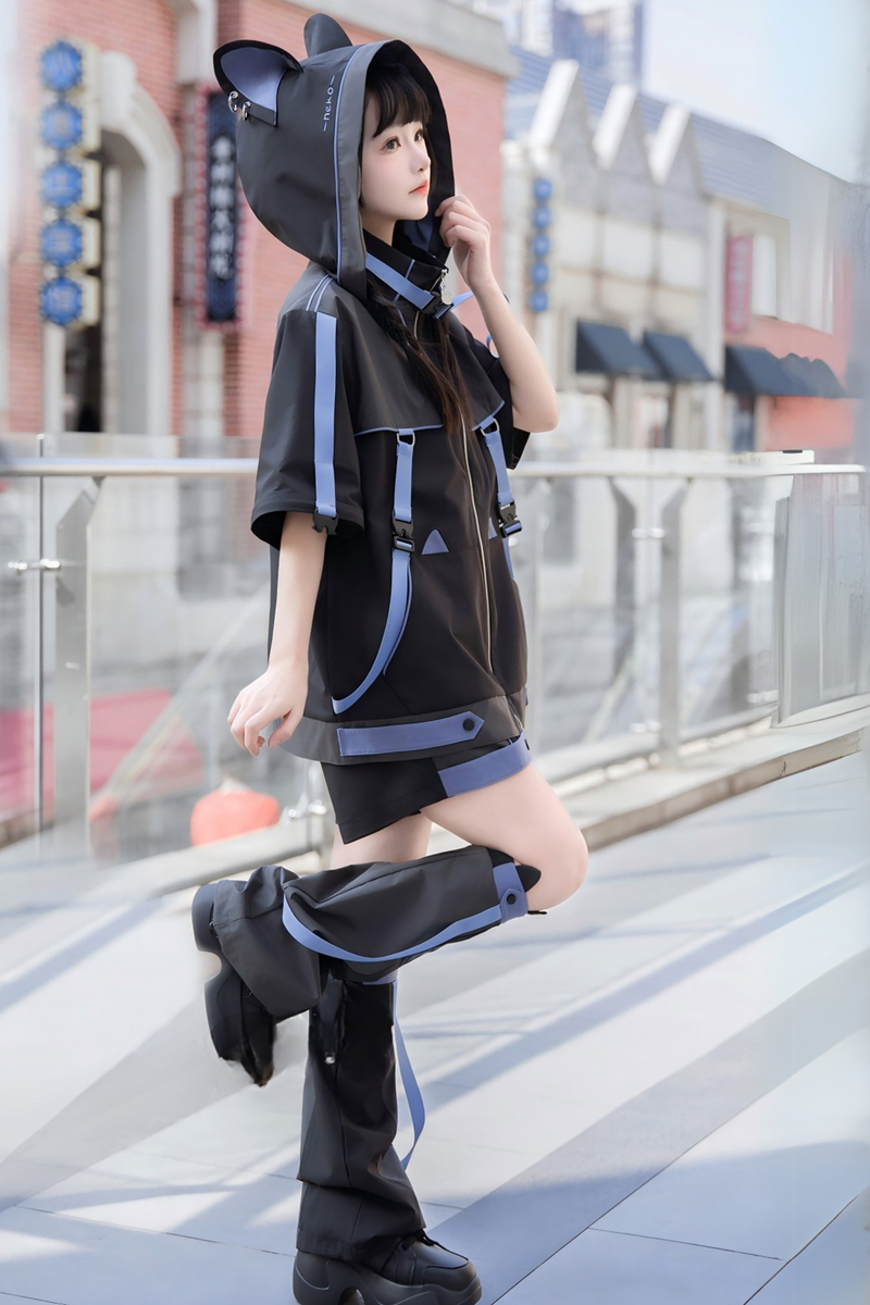 Cyber Wildcat Jacket + Shorts + Leg Covers