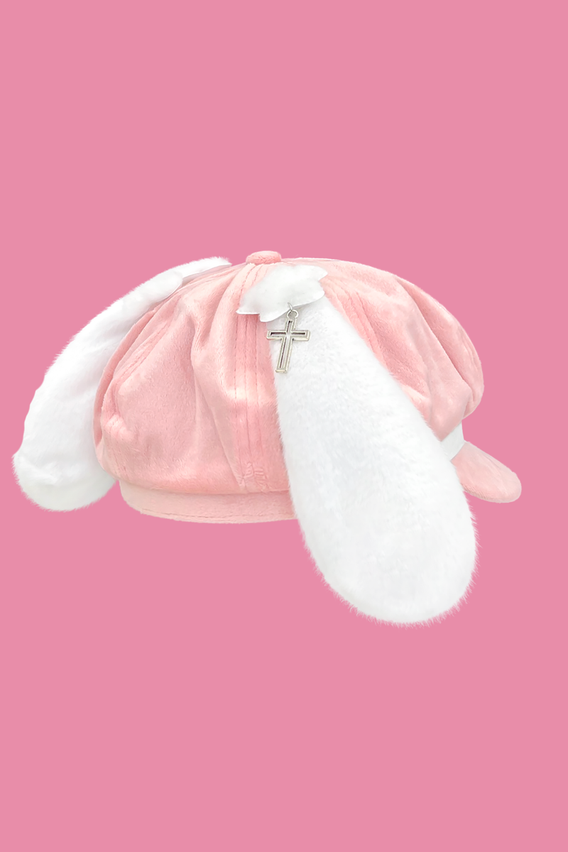Pink Puppy Ears Beret
