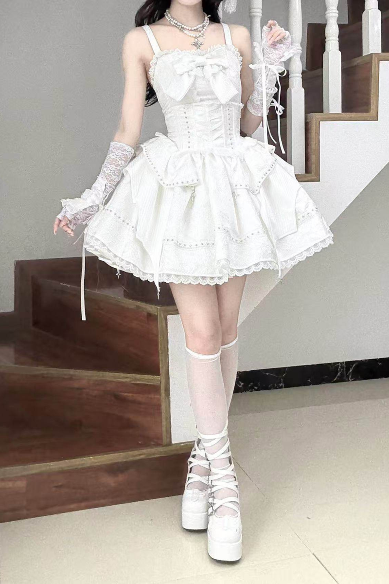 Mist White Gothic Lolita Set