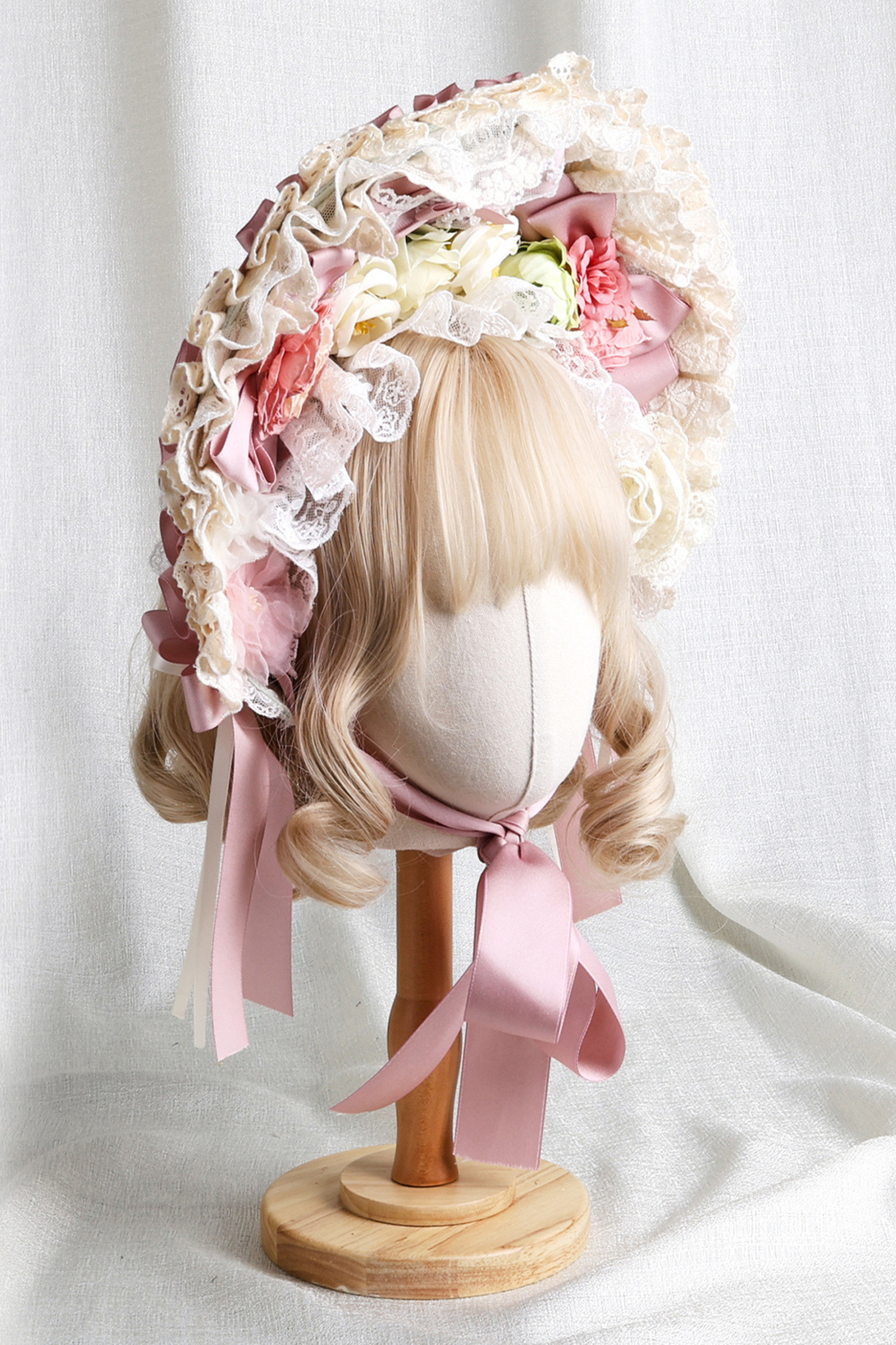 Country Bouquet Lolita Hood + Flat Hat + Clip Hat + Hair Band