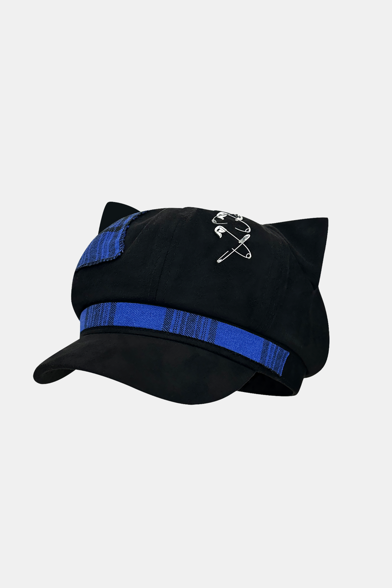 Cat Ear Subculture Plaid Hat