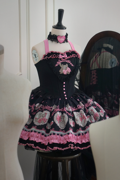 Sweet Girly Cat Jsk + Dress