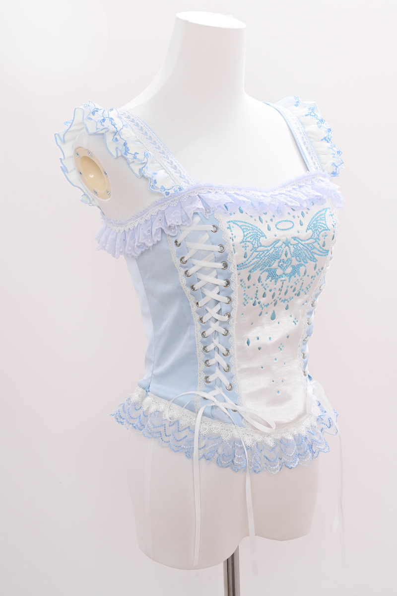 Metallic Angel Rhinestone Top