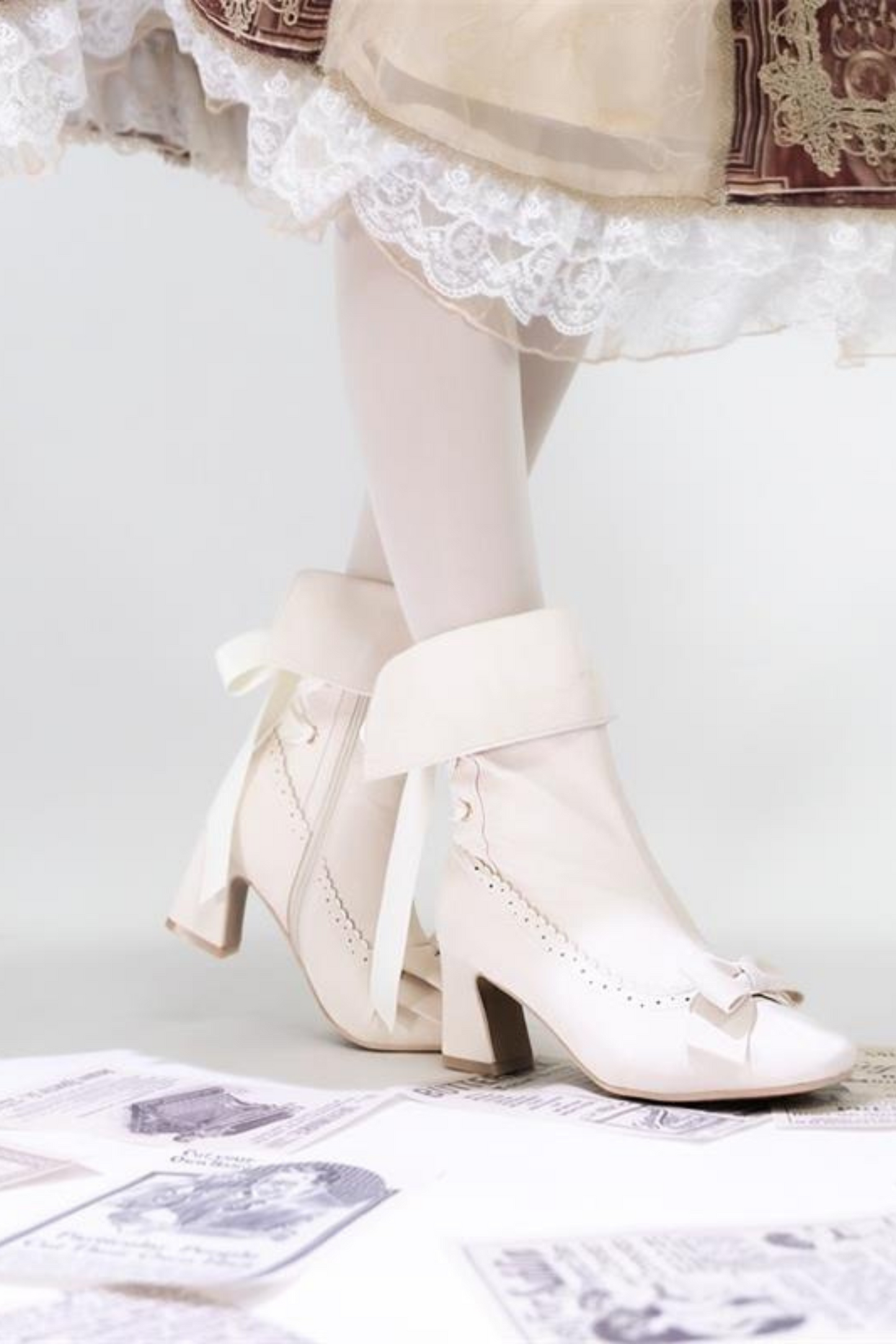 [pre-order] Mid-heel Lolita Boots