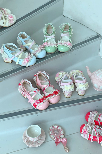 Strawberry Lolita Mary Jane Shoes