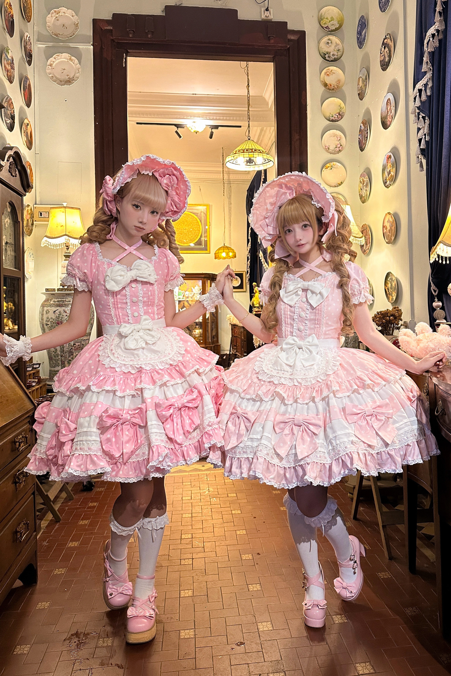 Doll Dot Big Ribbon Lolita Dress