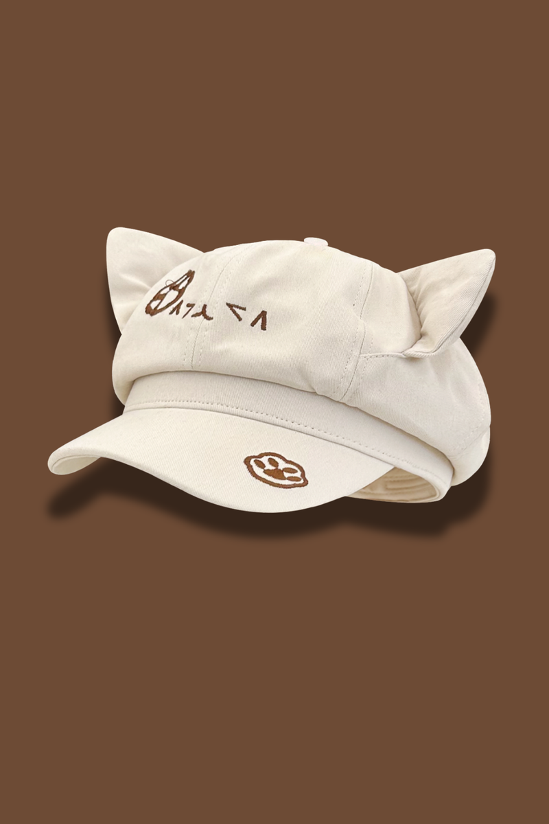 Cartoon Cat Ear Beret
