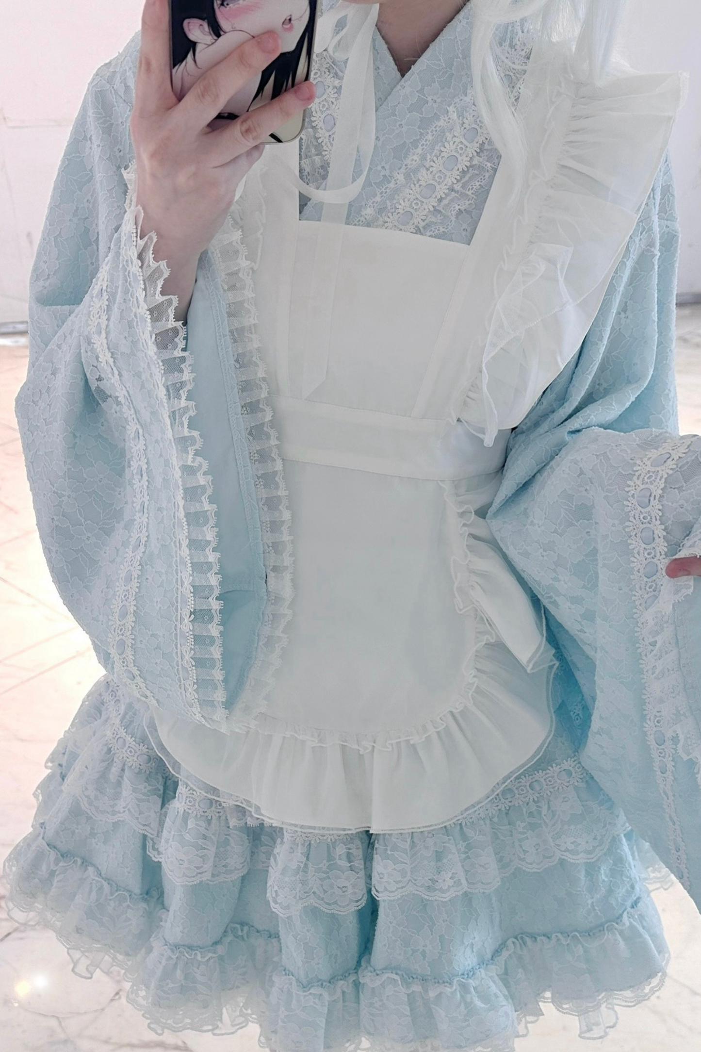Full Lace Cotton Apron Subculture Skirt
