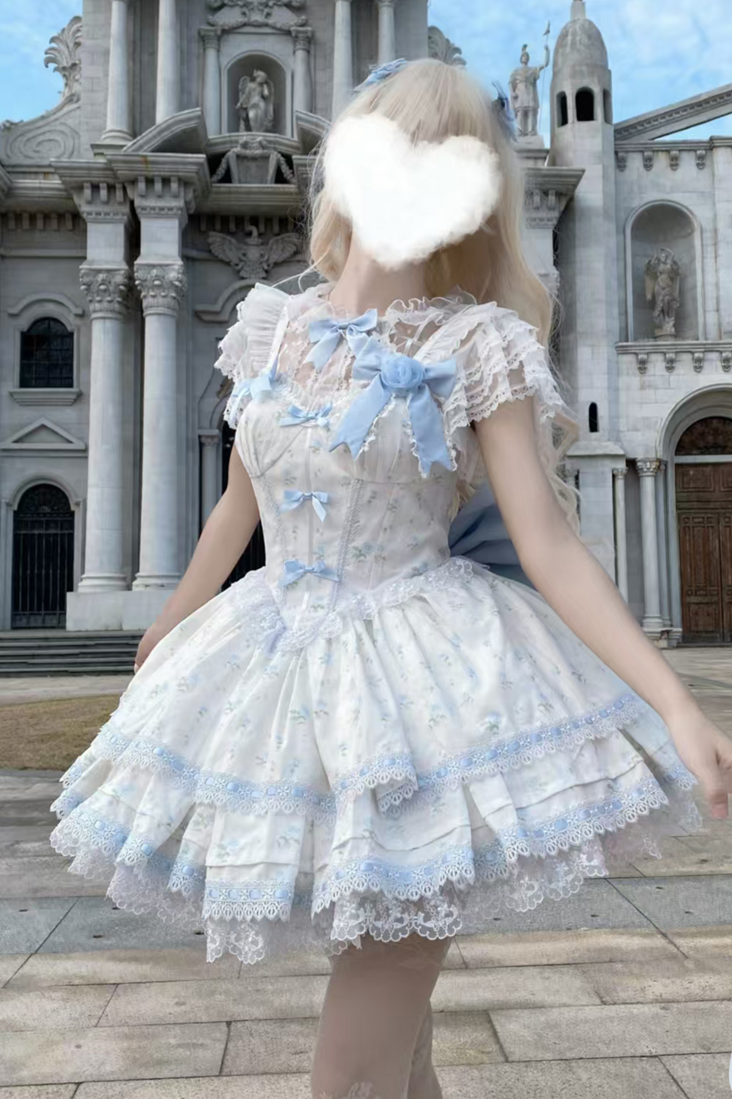 Rose Sweet Pure Princess Dress + Sheer Innerwear