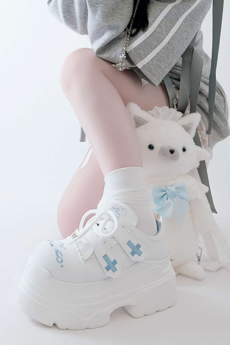 [angel Style] Subculture Cross Platform Shoes