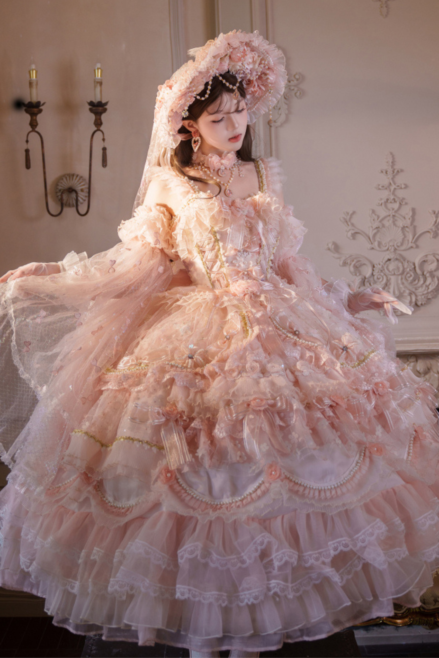 Sweet Flower Tea Party Medium Lolita Dress