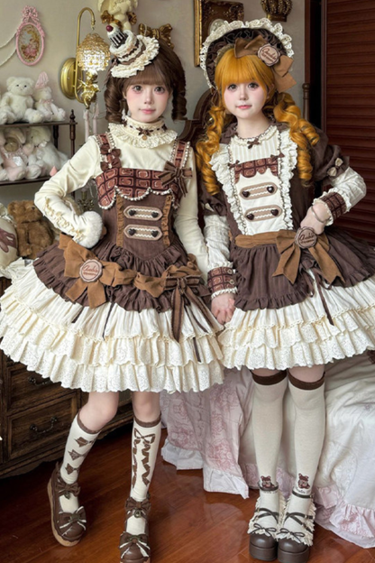 Hazel Doll Lolita Dress + Jumper Skirt + Bonnet + Hat + Necklace
