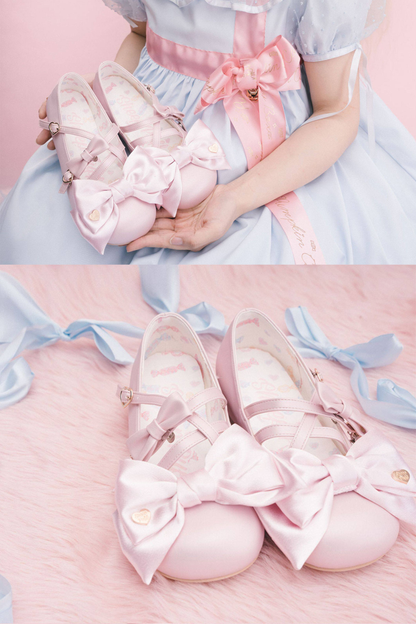 Satin Candy Ribbon Lolita Shoes