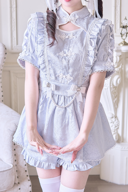 Sweet Chinese-style Set + Pair of Bun Hairpins