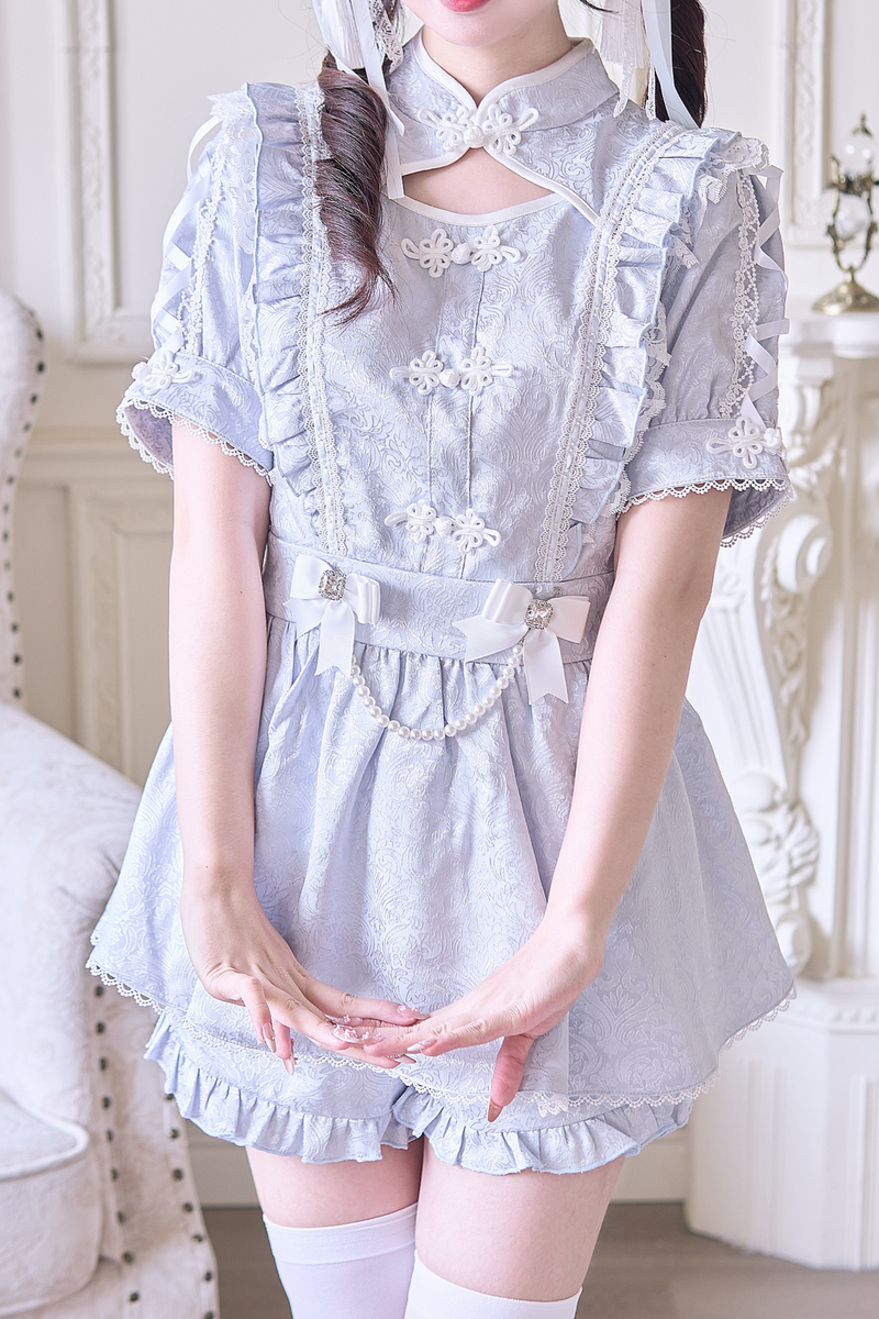 Sweet Chinese-style Set + Pair of Bun Hairpins