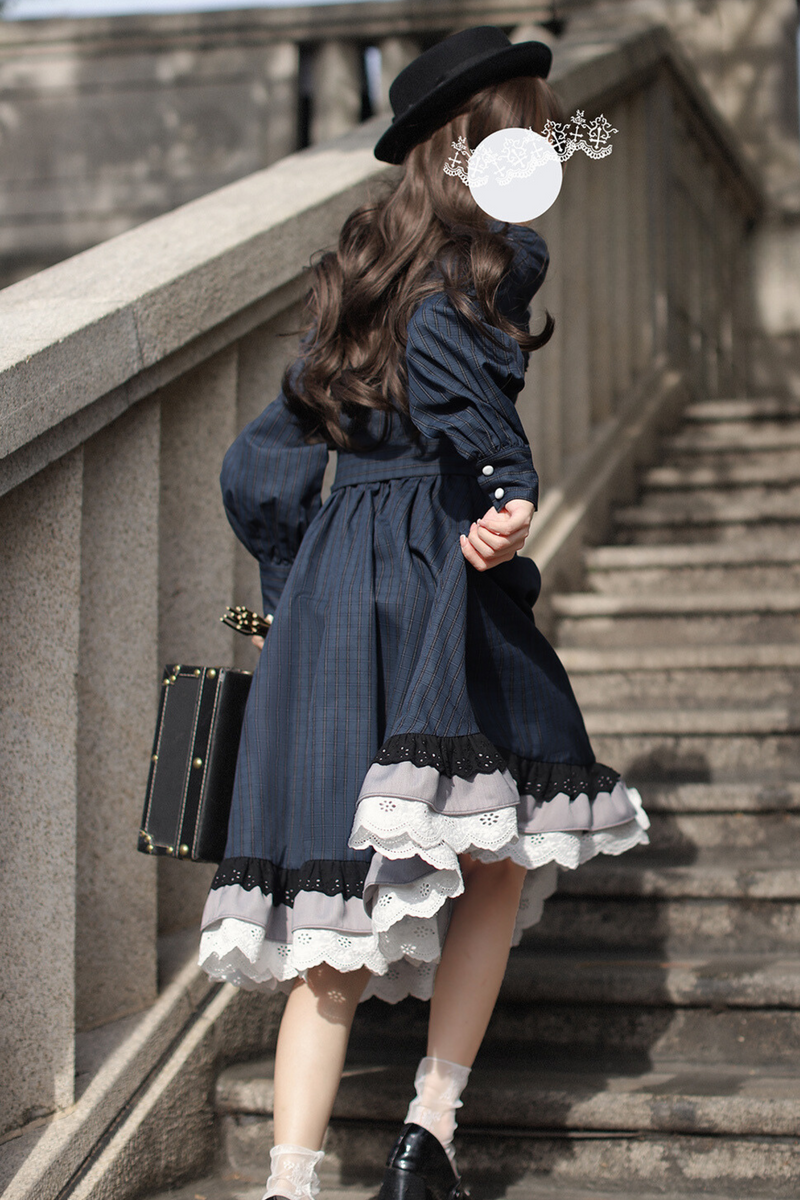 [pre-order] Retro Plaid Girly Dress