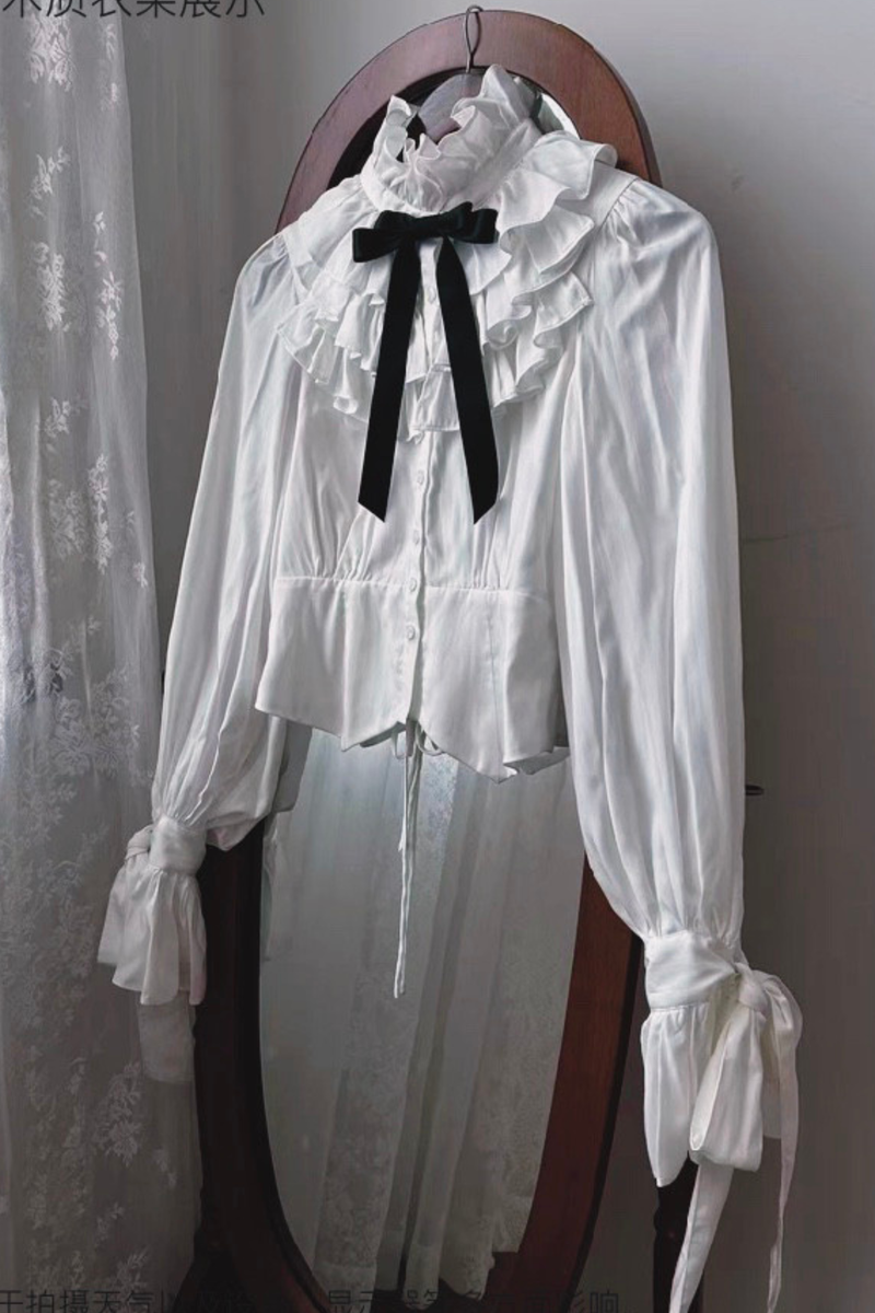 Gothic Lolita Prince Shirt + Skirt + Long Vest