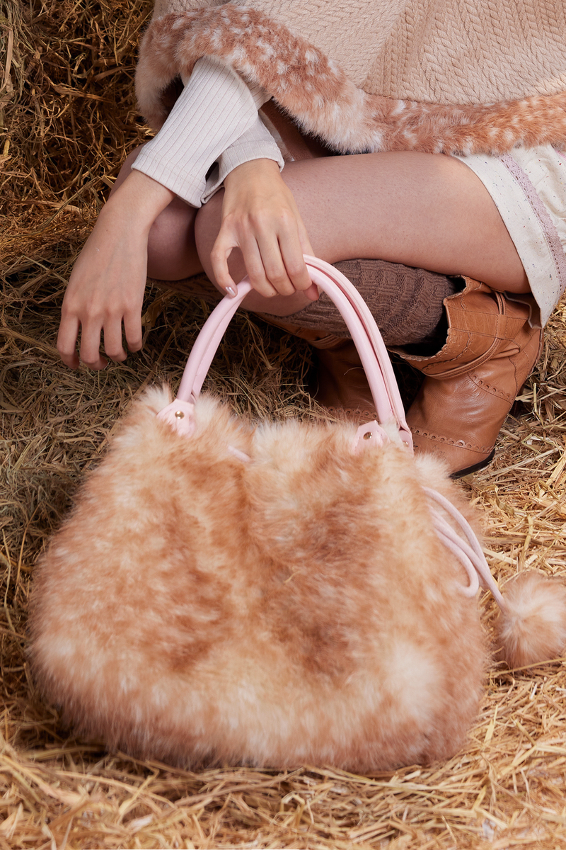 Deer Fur Tote Bag
