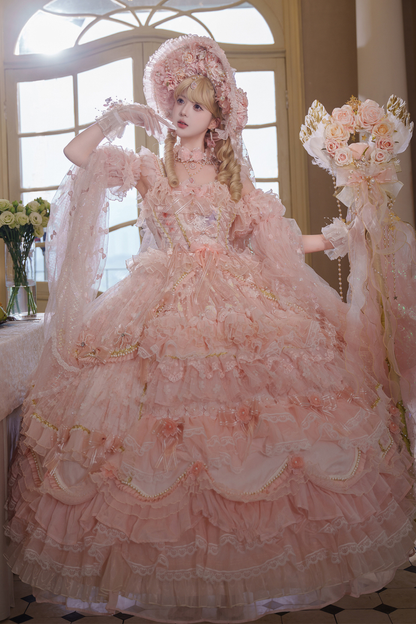Sweet Tea Party Long Lolita Dress
