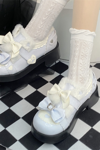 Double Ribbon Sweet Girly Shoes