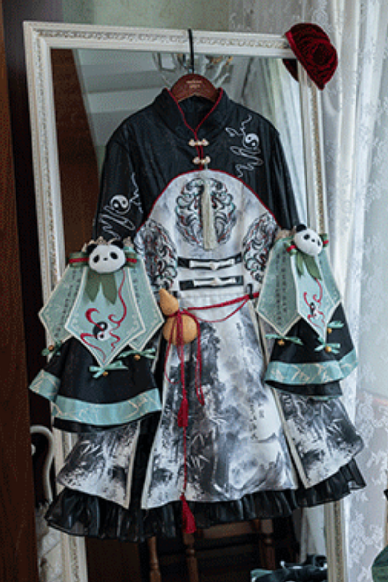 [pre-order] Bamboo Chinese-style Panda Dress Suit
