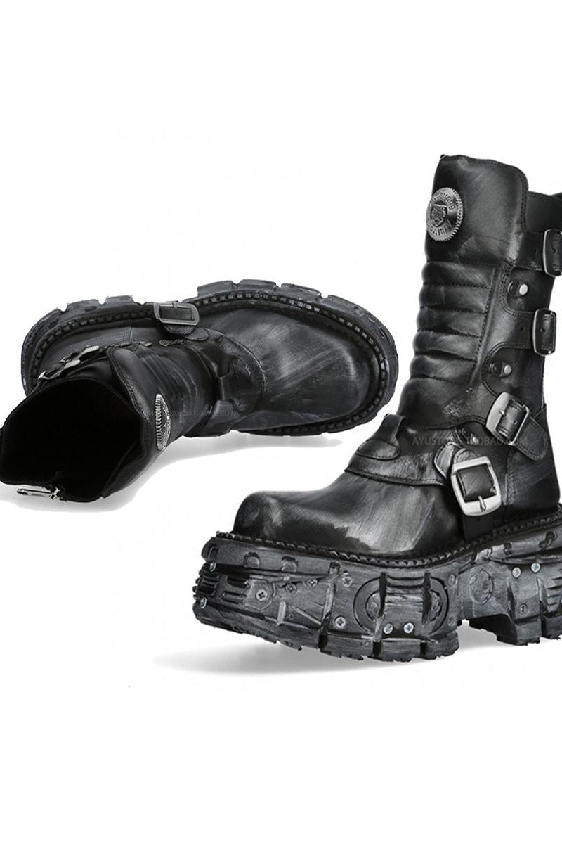 Black Crush Ankle Boots