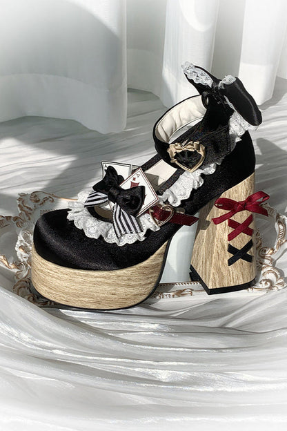 Alice's Adventure Retro Doll Lolita Heels